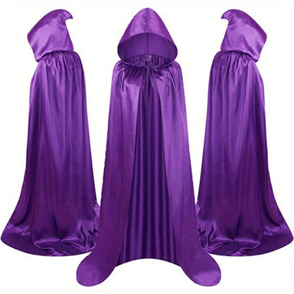 Halloween Costumes - Cape Cloak for Adults 59 Inch Gothic Death Costume Robe | Vampire Grim - product detail view 23