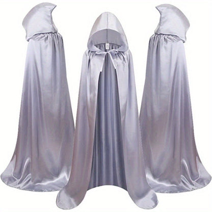Halloween Costumes - Cape Cloak for Adults 59 Inch Gothic Death Costume Robe | Vampire Grim - product detail view 26