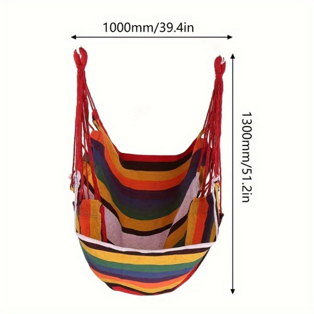 Hammock Chair, Hanging Swing Chair for Comfortable Outdoor Seating in Patio detail image