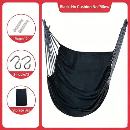 Hammock Chair, Hanging Swing Chair for Comfortable Outdoor Seating in Patio detail image - detail view 6