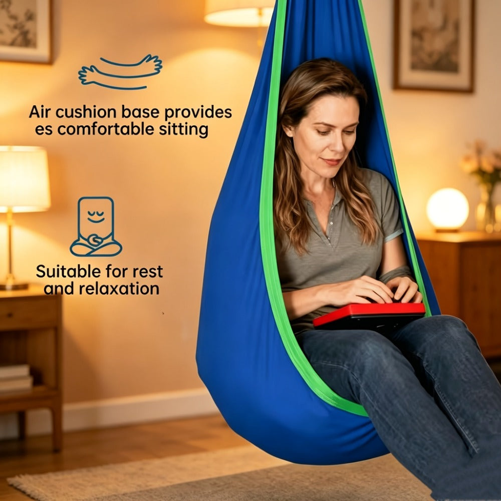 Hammock Chair with Inflatable Pillow and Storage Bag for Patio detail image - detail view 10