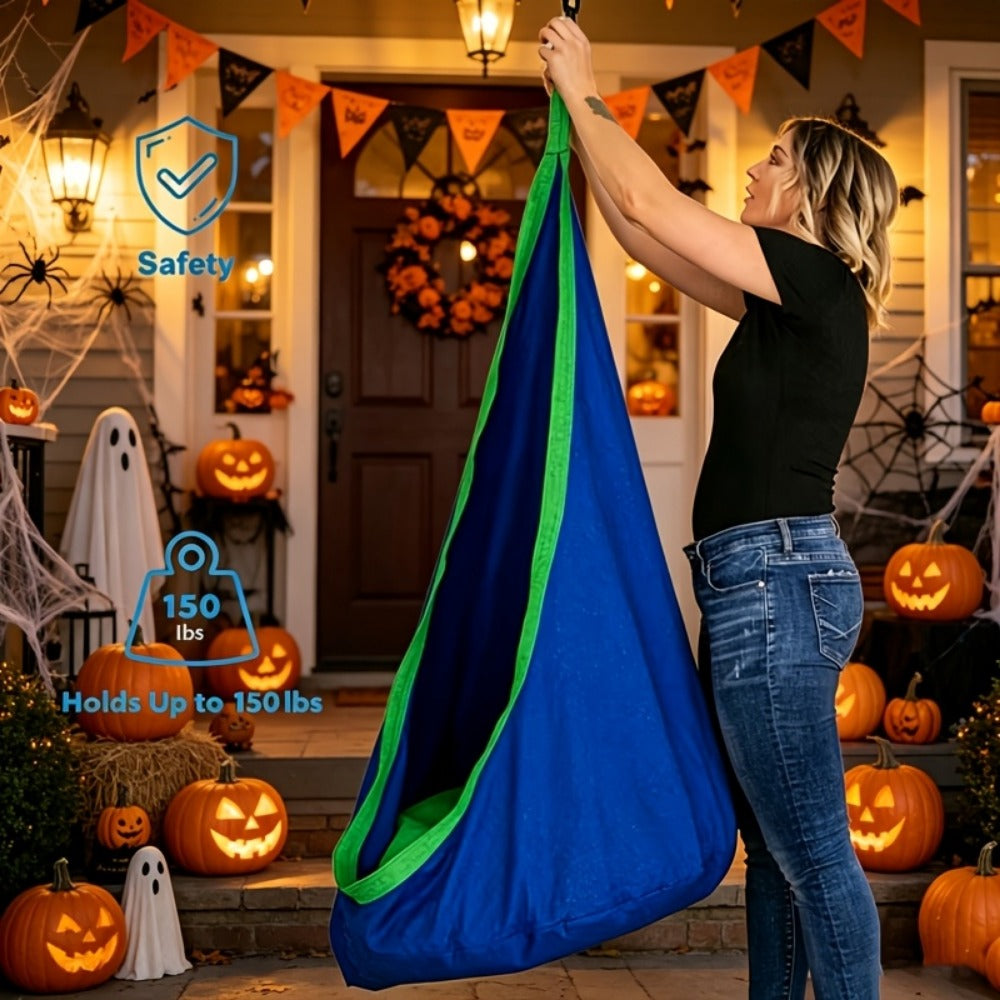Hammock Chair with Inflatable Pillow and Storage Bag for Patio detail image - detail view 4