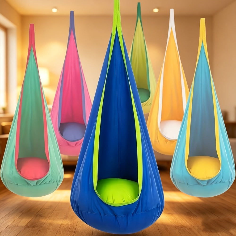 Hammock Chair with Inflatable Pillow and Storage Bag for Patio detail image - detail view 6