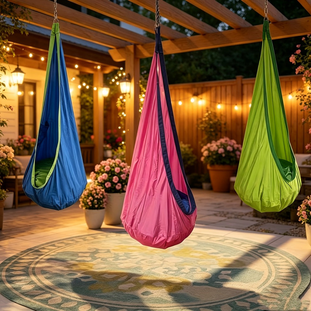 Hammock Chair with Inflatable Pillow and Storage Bag for Patio detail image - detail view 7