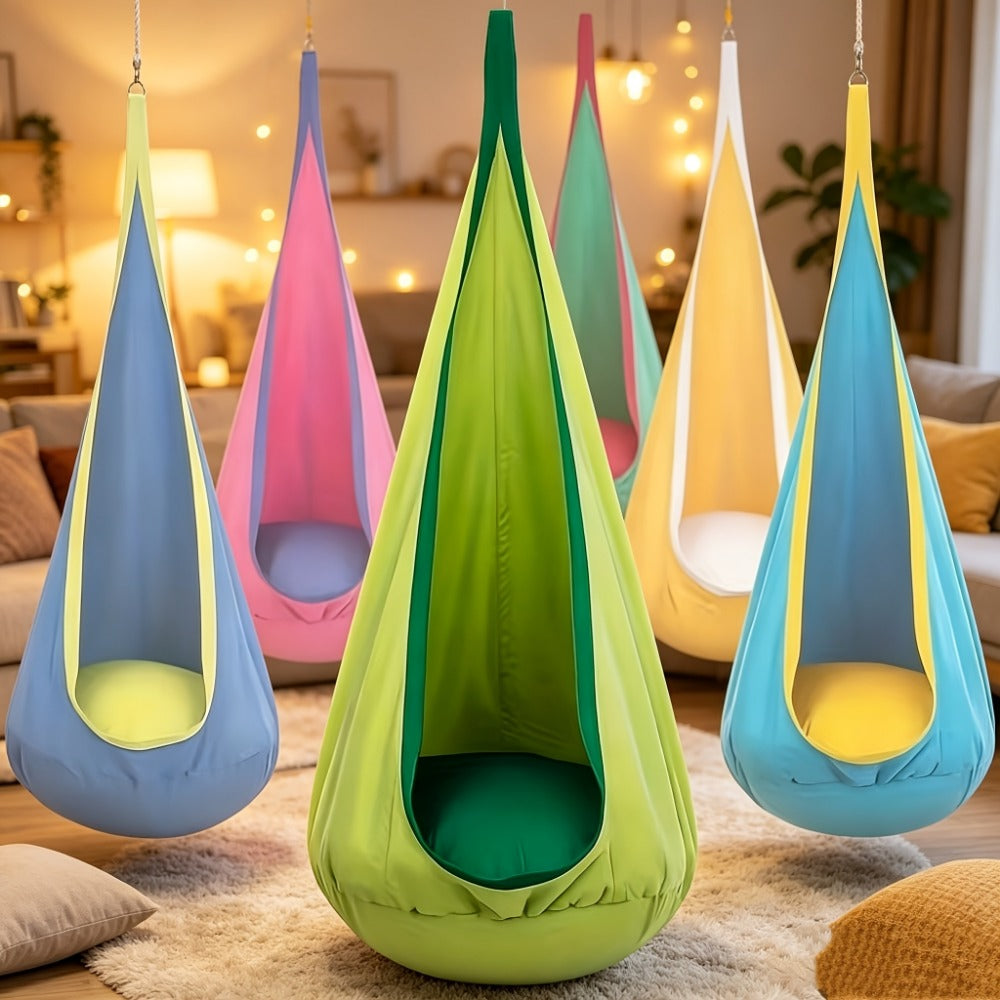 Hammock Chair with Inflatable Pillow and Storage Bag for Patio detail image - detail view 9