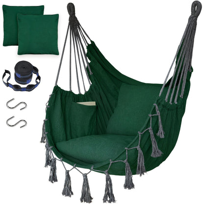 Hammock Chair shown in the Green option