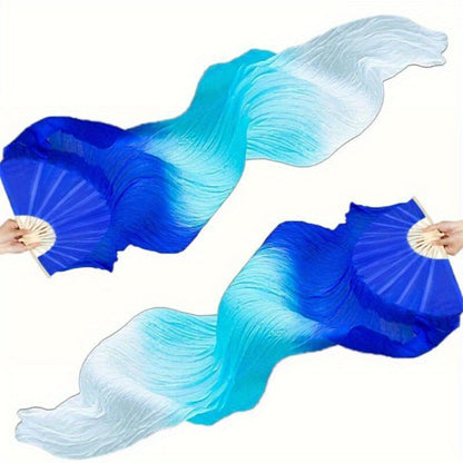 Hand Fan - Folding Set of 2 - 4 Colors Available, Portable for Dance Events Raves - main product view