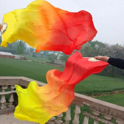 Hand Fan - Folding Set of 2 - 4 Colors Available, Portable for Dance Events Raves - product detail view 8