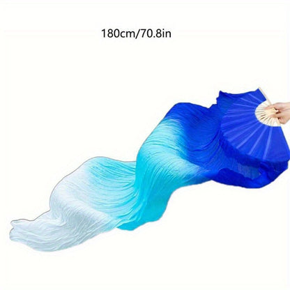 Hand Fan - Folding Set of 2 - 4 Colors Available, Portable for Dance Events Raves - product detail view 10