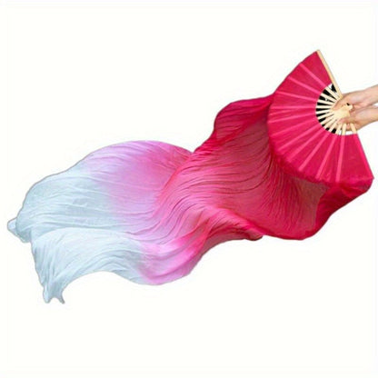 Hand Fan - Folding Set of 2 - 4 Colors Available, Portable for Dance Events Raves - product detail view 12