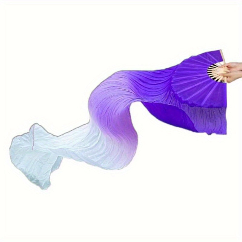 Hand Fan - Folding Set of 2 - 4 Colors Available, Portable for Dance Events Raves - product detail view 13