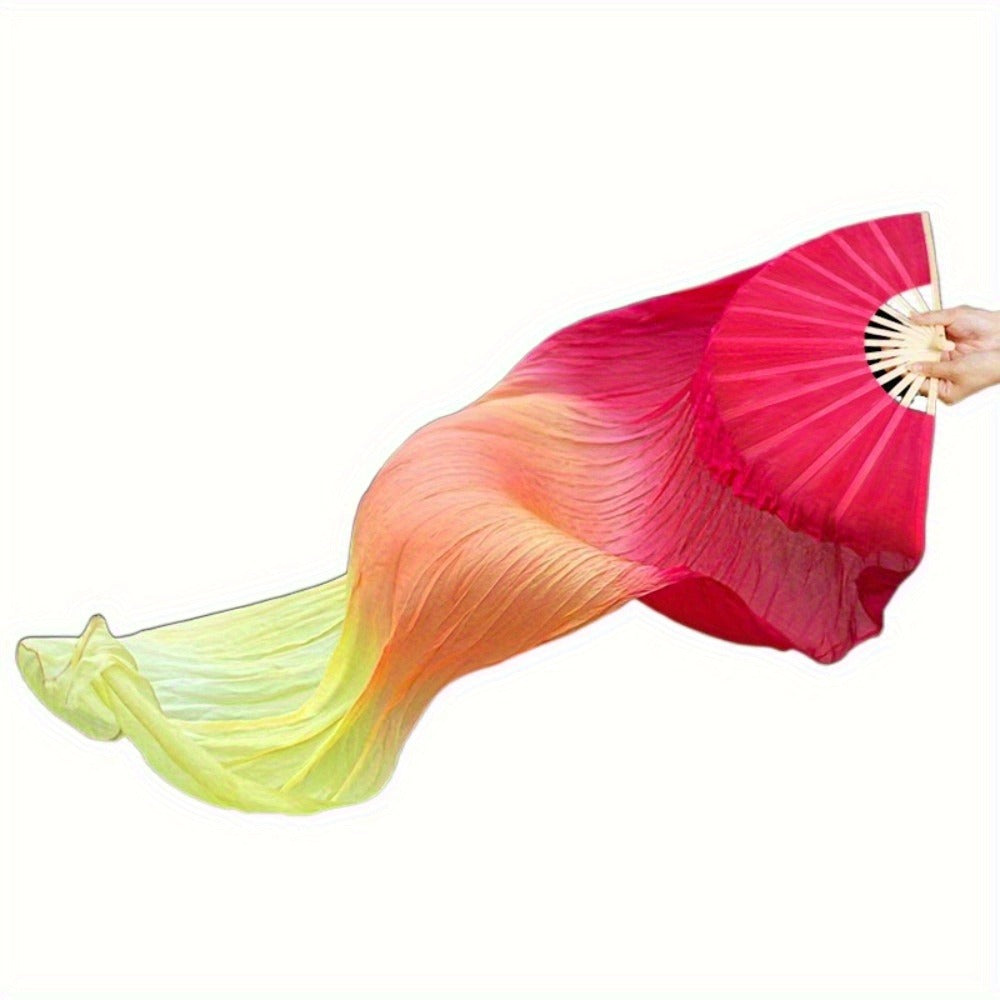 Hand Fan - Folding Set of 2 - 4 Colors Available, Portable for Dance Events Raves - product detail view 19