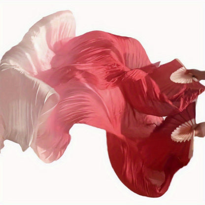 Hand Fan - Folding Set of 2 - 4 Colors Available, Portable for Dance Events Raves - product detail view 20