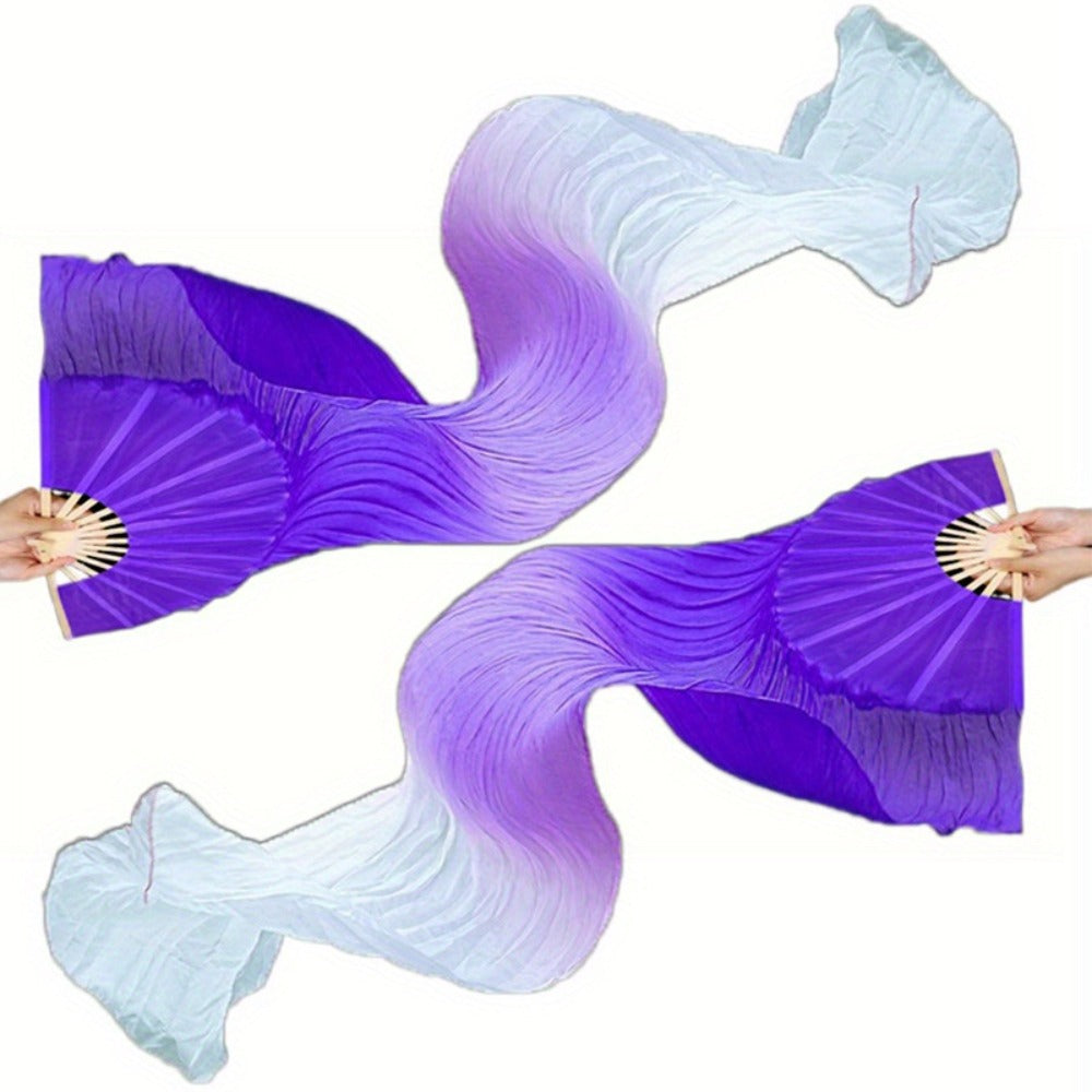 Hand Fans - Folding Dance 2 Pack - Women's for Carnival Performance Summer, 4 Colors - product detail view 9