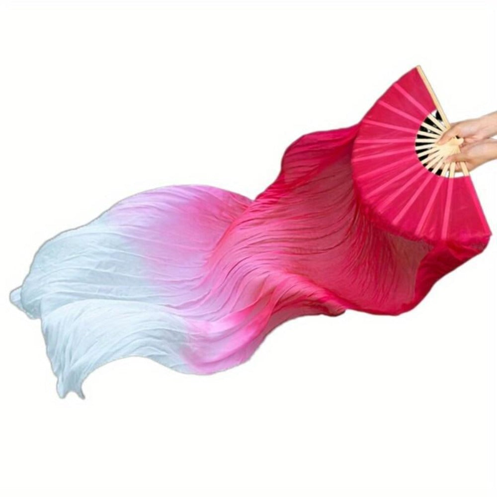 Hand Fans - Folding Dance 2 Pack - Women's for Carnival Performance Summer, 4 Colors - product detail view 12
