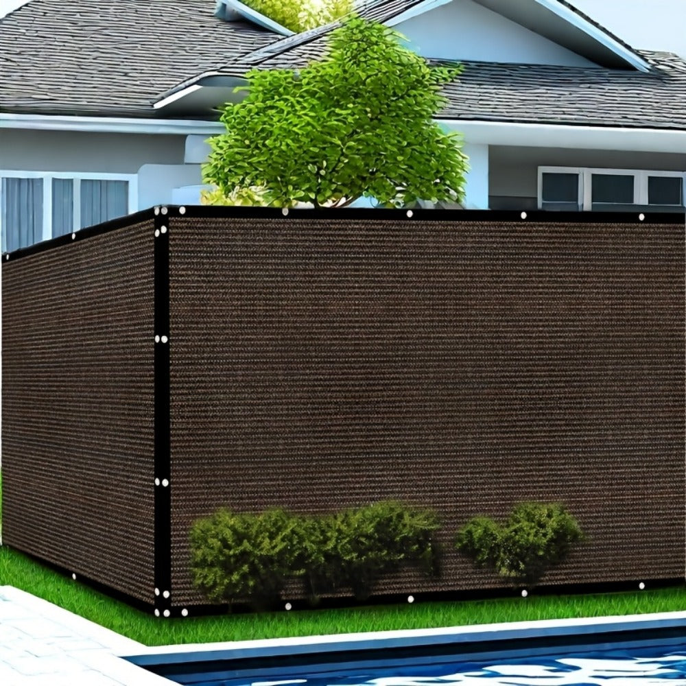HDPE Outdoor Patio Roller Shade with Added Privacy for Outdoor Shade and Protection detail image - detail view 10