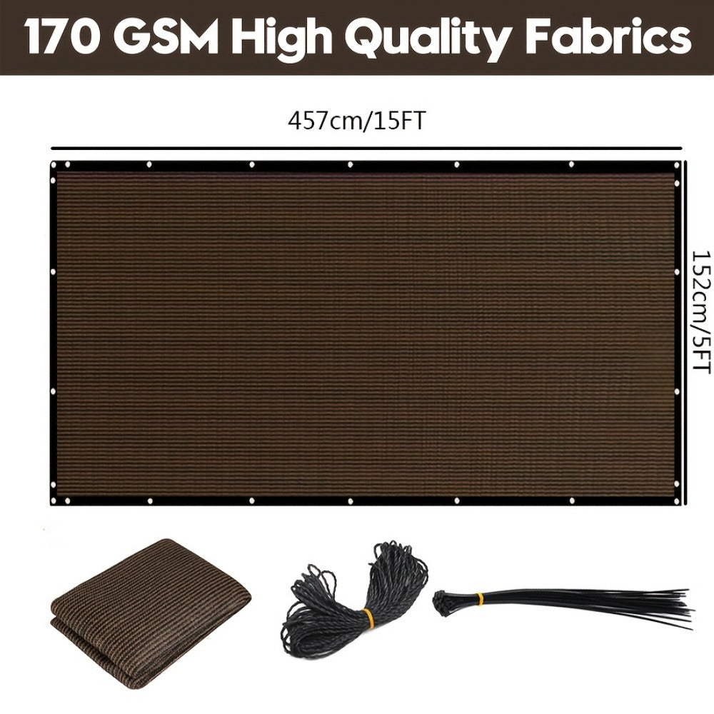 HDPE Outdoor Patio Roller Shade with Added Privacy for Outdoor Shade and Protection detail image - detail view 3