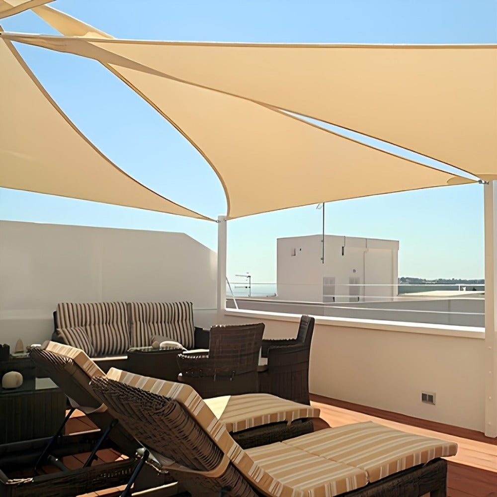 HDPE Outdoor Patio Roller Shade with UV Protection for Outdoor Shade and Protection detail image - detail view 14