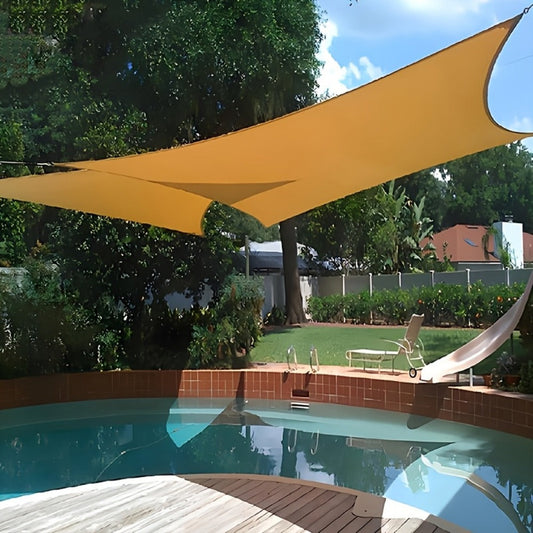 HDPE Outdoor Patio Roller Shade with UV Protection for Outdoor Shade and Protection detail image