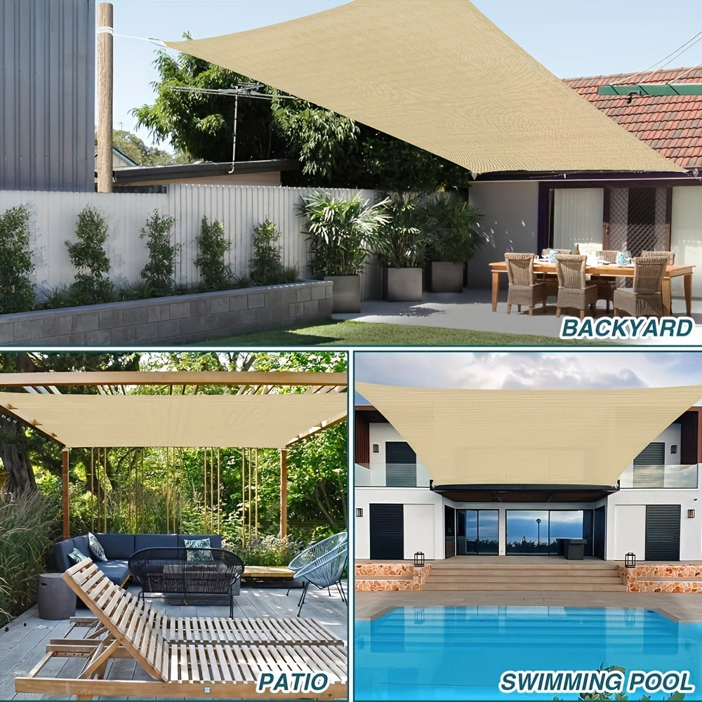 HDPE Outdoor Patio Roller Shade with UV Protection for Outdoor Shade and Protection detail image - detail view 6