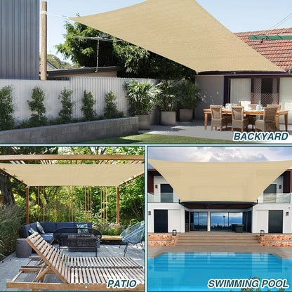 HDPE Outdoor Patio Roller Shade with UV Protection for Outdoor Shade and Protection detail image - detail view 6