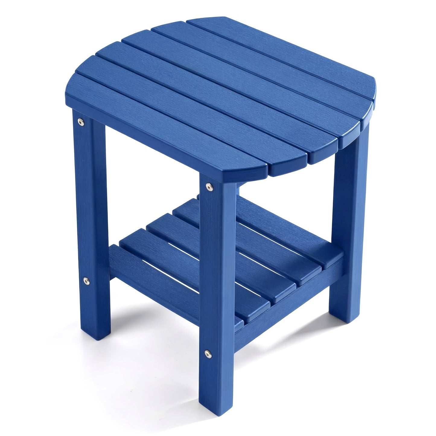 Outdoor Side Table shown in the Blue option
