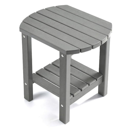 HDPE Outdoor Side Table with Weather-Resistant Finish for Outdoor Serving and Relaxation detail image - detail view 8