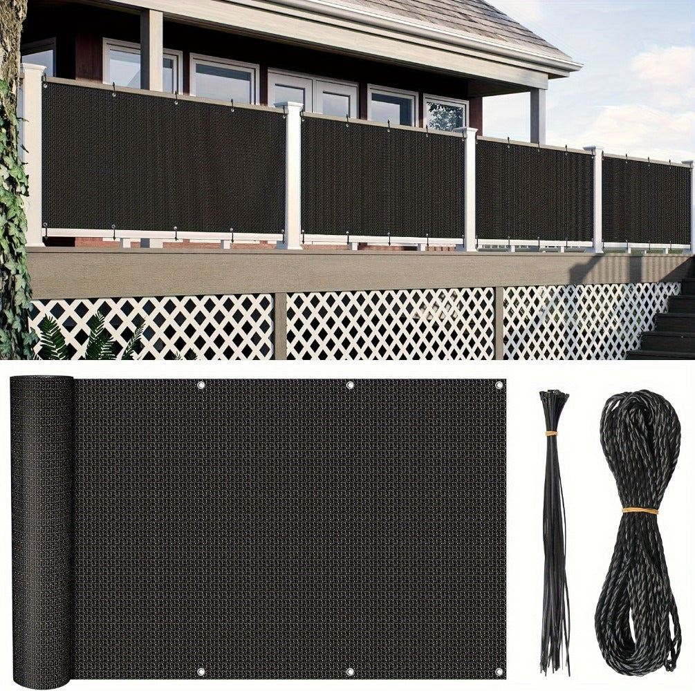 HDPE Privacy Screen Fence with Added Privacy and Reinforced Corners for Patio detail image - detail view 27