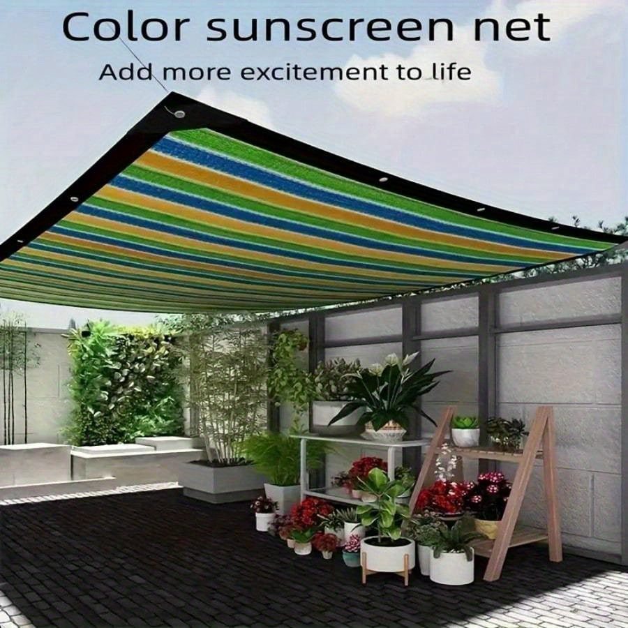 Shade Cloth shown in the Multicolor, 78.74inch*118.11inch option