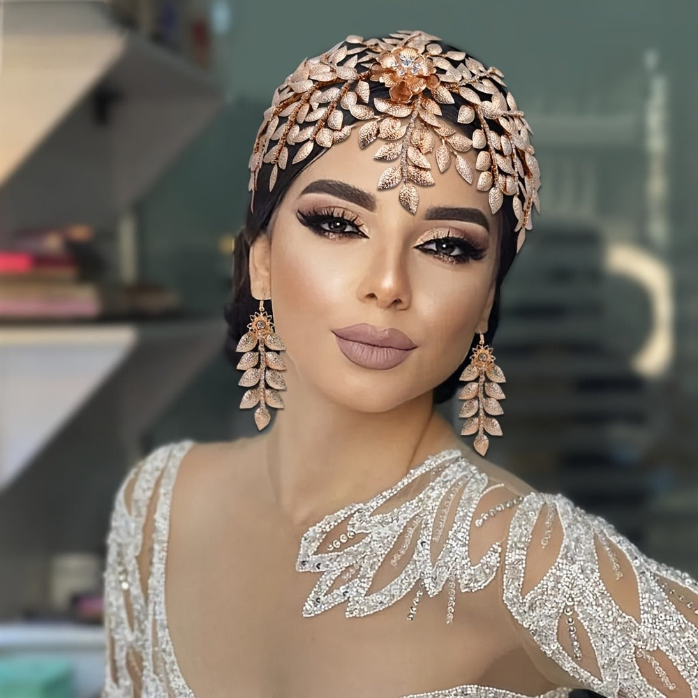 Headband for Women - Handmade Bridal - Luxury Wedding Headdress for Brides - Elegant Bridal - product detail view 9
