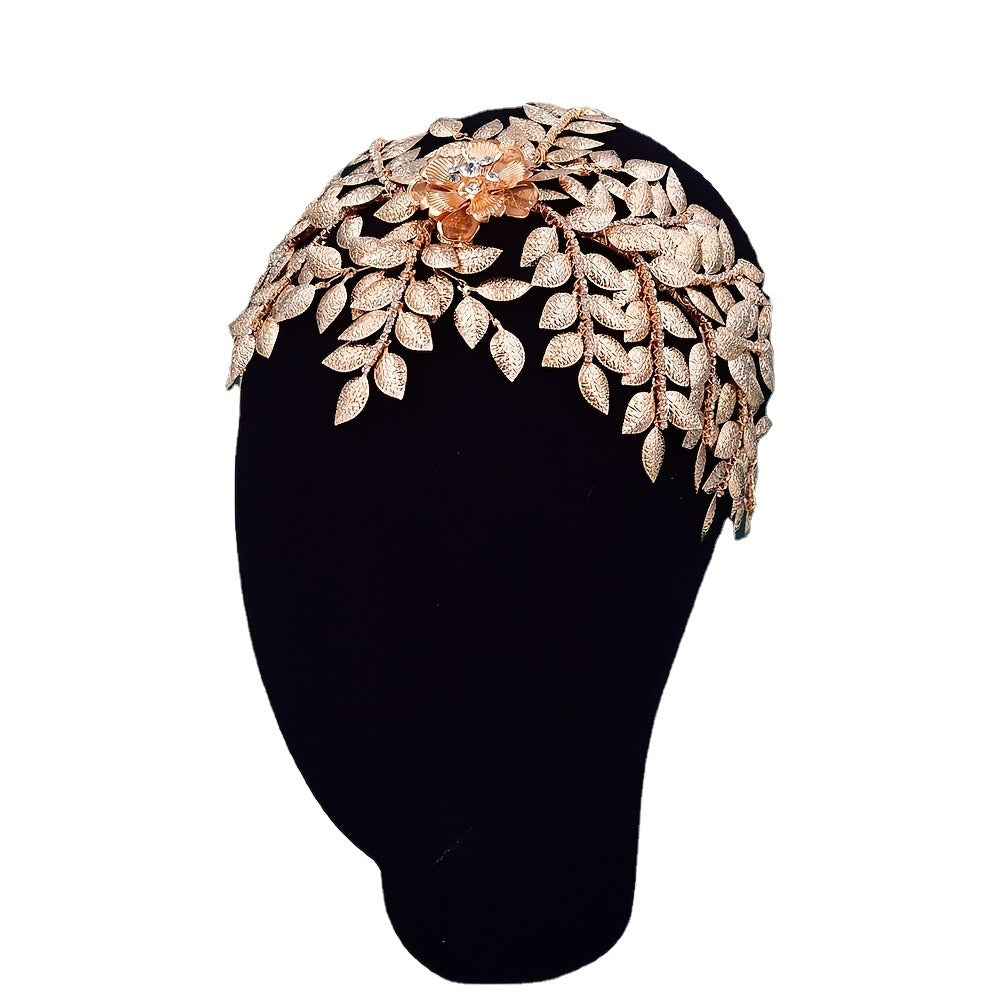 Headband for Women - Handmade Bridal - Luxury Wedding Headdress for Brides - Elegant Bridal - product detail view 10