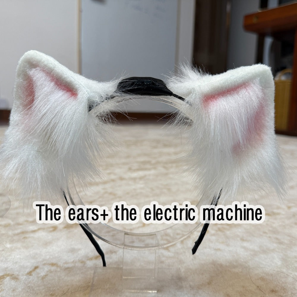 Headband for Women - Moving Cat Ears Electric Automatic & Touch-Responsive | USB Rechargeable - product detail view 4