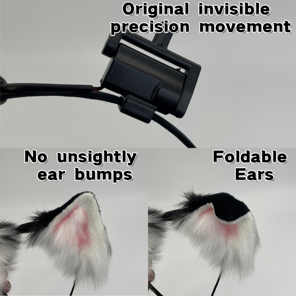 Headband for Women - Moving Cat Ears Electric Automatic & Touch-Responsive | USB Rechargeable - product detail view 9