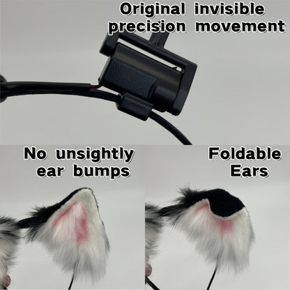 Headband for Women - Moving Cat Ears Electric Automatic & Touch-Responsive | USB Rechargeable - product detail view 9