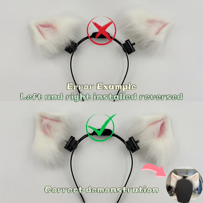 Headband for Women - Moving Cat Ears Electric Automatic & Touch-Responsive | USB Rechargeable - product detail view 10