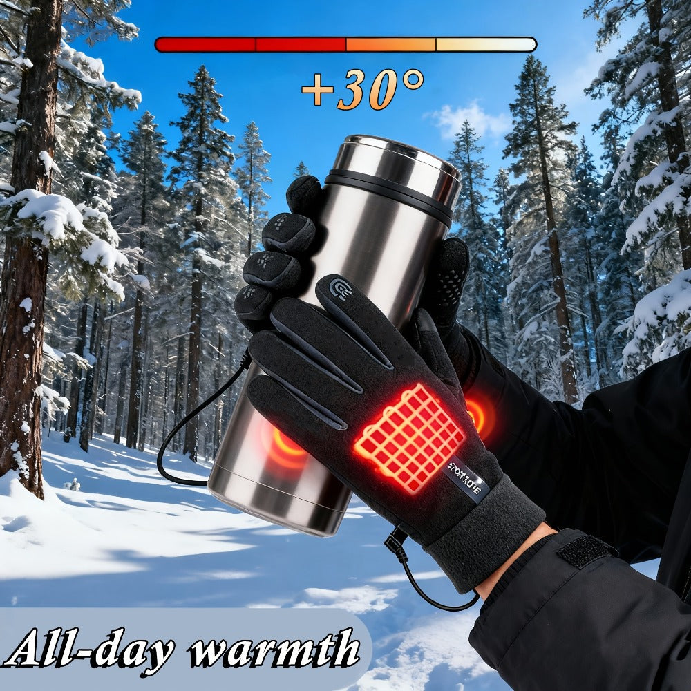 Heated Gloves - Electric USB Constant Temperature Intelligent Control 5-Finger Touchscreen - product detail view 3