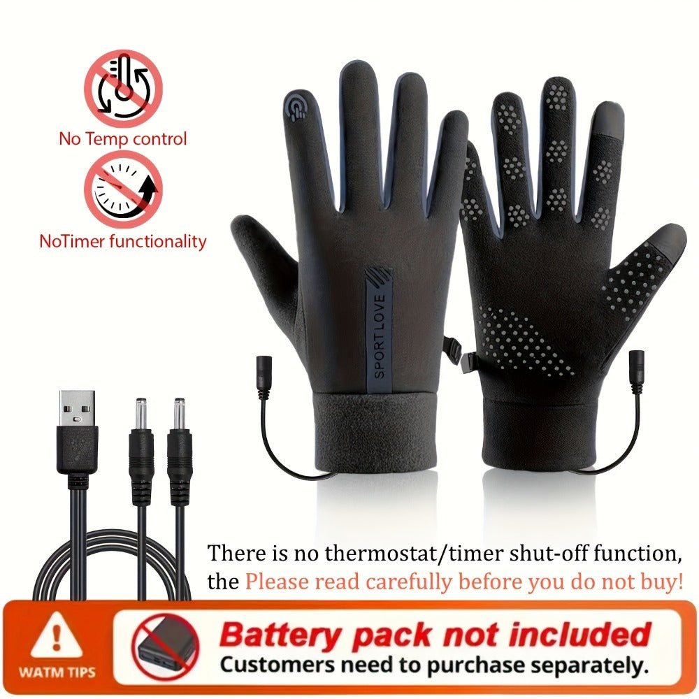 Heated Gloves - Electric USB Constant Temperature Intelligent Control 5-Finger Touchscreen - product detail view 7