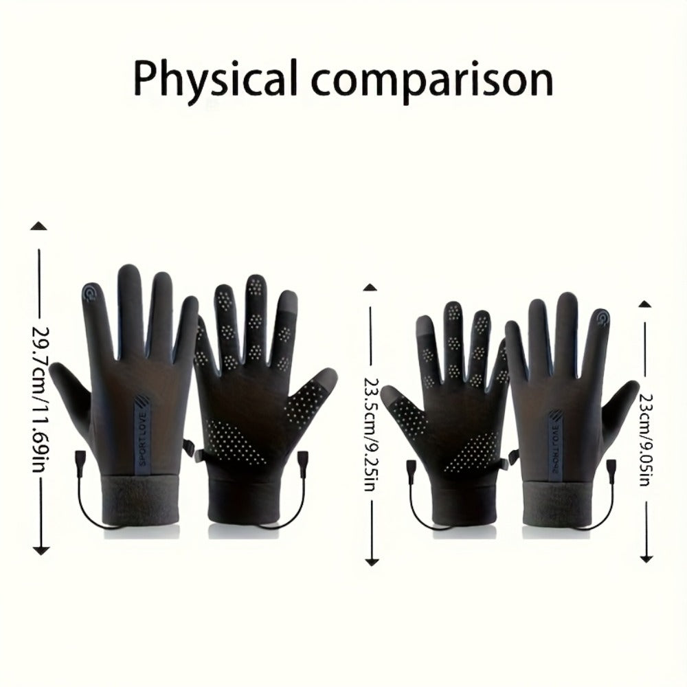 Heated Gloves - Electric USB Constant Temperature Intelligent Control 5-Finger Touchscreen - product detail view 9