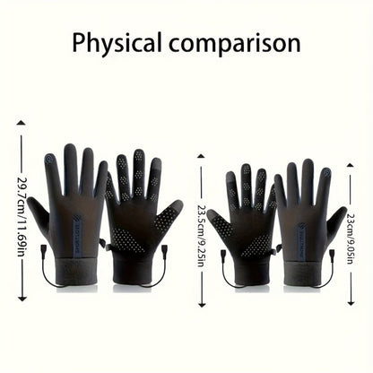 Heated Gloves - Electric USB Constant Temperature Intelligent Control 5-Finger Touchscreen - product detail view 9
