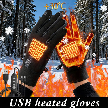 Heated Gloves - Electric USB Constant Temperature Intelligent Control 5-Finger Touchscreen - product detail view 11