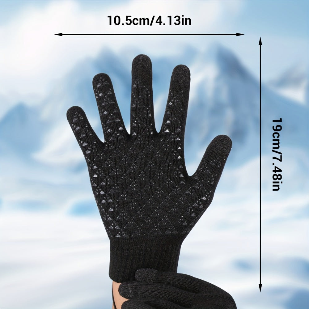 Heated Gloves - USB Electric Hand Warmers Full Finger Touchscreen Anti-Slip for Men Women - product detail view 2