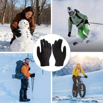 Heated Gloves - USB Electric Hand Warmers Full Finger Touchscreen Anti-Slip for Men Women - product detail view 10