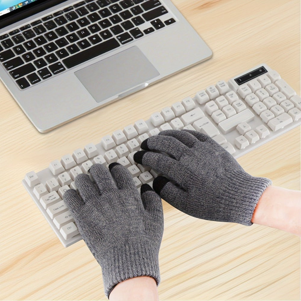 Heated Gloves - USB Electric Hand Warmers Full Finger Touchscreen Anti-Slip for Men Women - product detail view 12