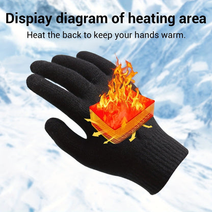 Heated Gloves - USB Electric Hand Warmers Full Finger Touchscreen Anti-Slip for Men Women - product detail view 14