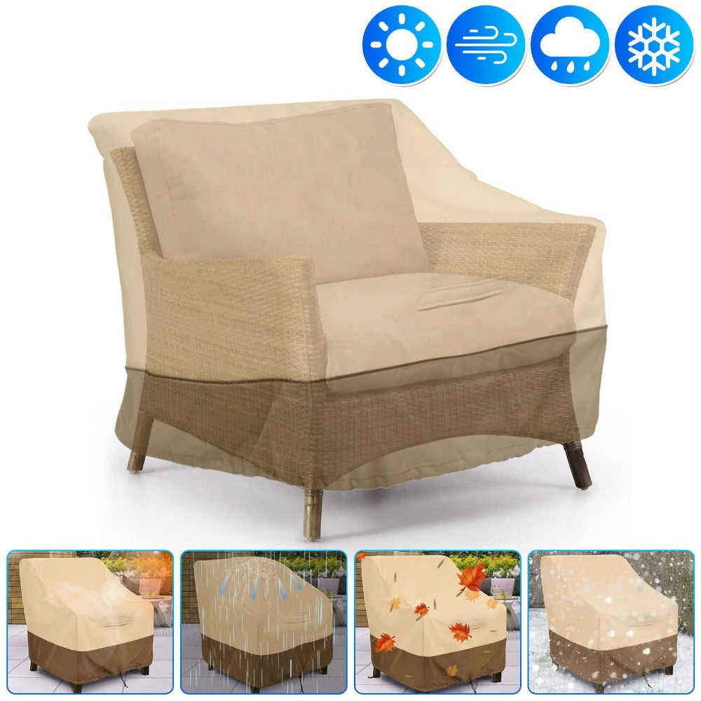Heavy-Duty Fabric Patio Furniture Cover with Waterproof Protection and Dustproof Cover detail image - detail view 8
