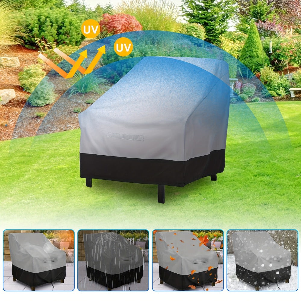 Heavy-Duty Fabric Patio Furniture Cover with Waterproof Protection detail image