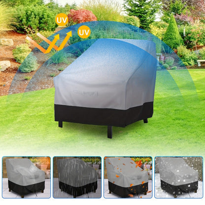Heavy-Duty Fabric Patio Furniture Cover with Waterproof Protection detail image