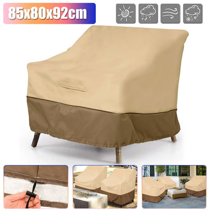 Heavy-Duty Fabric Patio Furniture Cover with Waterproof Protection detail image - detail view 3
