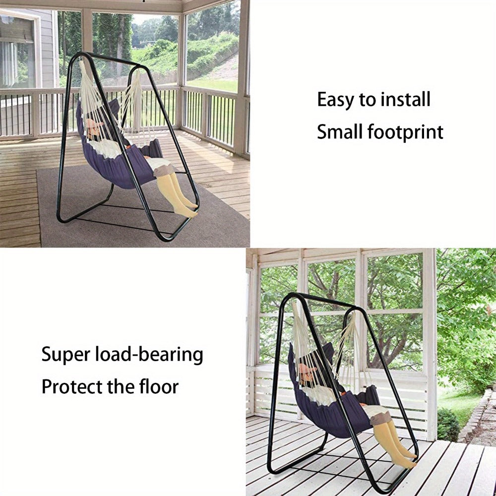 Heavy-Duty Hammock Stand for Comfortable Outdoor Seating in Patio detail image - detail view 5