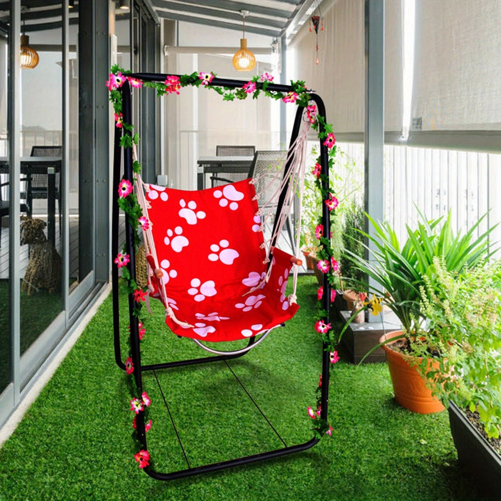 Heavy-Duty Hammock Stand for Comfortable Outdoor Seating in Patio detail image - detail view 6